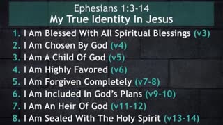 Ephesians 1.3-14 'God Is in Control of Our Salvation' -- Dedicated2Jesus Daily Devotional Audio