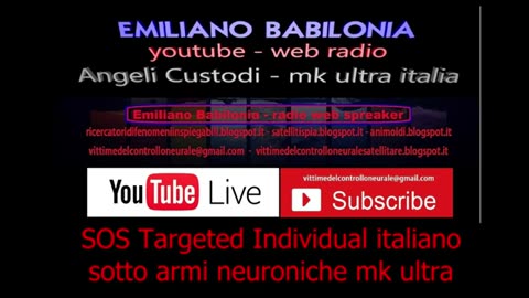 Ragazzo Italiano VITTIMA di controllo mentale con Armi Neuroniche - INTERVISTA