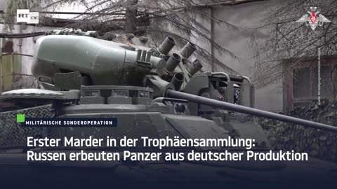 Erster Marder in der Trophäensammlung: Russen erbeuten Panzer aus deutscher Produktion