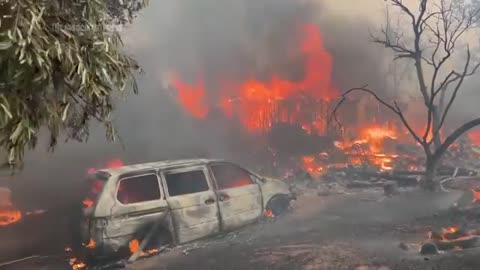 Wildfire forces evacuations in Northern California