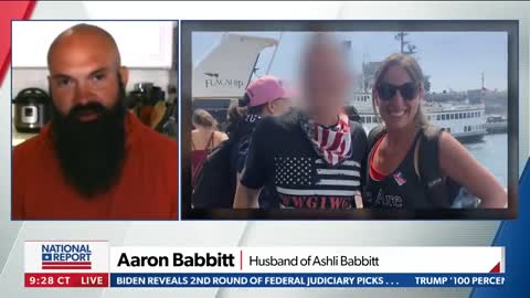 Aaron Babbitt, the husband of Ashli Babbitt, speaks out about America's terribly corrupt Gov.