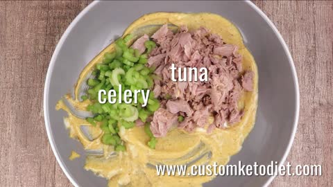Keto Curry Spiked Tuna and Avocado Salad for weight loss