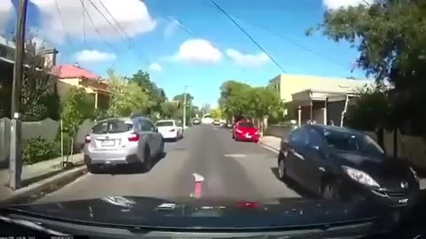 Little Girl runs into street without Looking