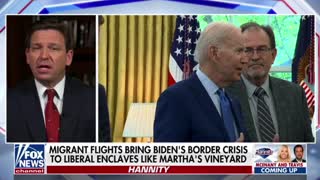 Gov. DeSantis: "The biggest stunt was Biden coming into office and reversing Trump's policies."