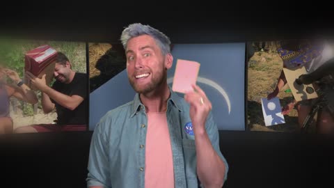 Lance Bass Shows How to Safely View An Annual Solar Eclipse.
