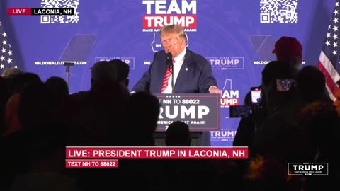 President Trump in Laconia, NH