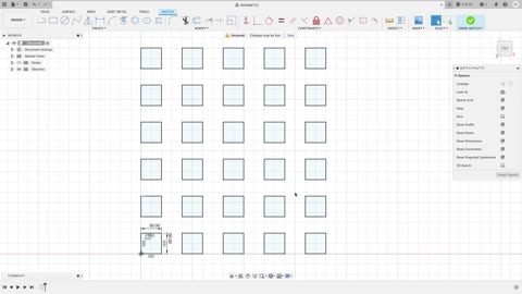 (Part.17) 2D Sketching (Rectangular Pattern). Fusion 360 for the absolute beginner help series.