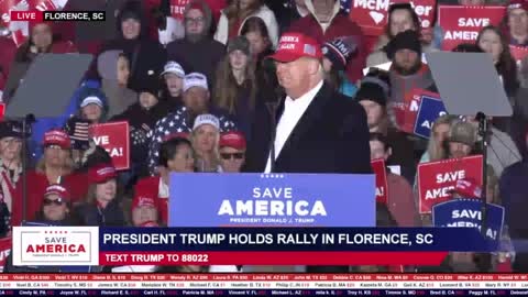 President Donald Trump Rally in Florence, South Carolina- March 12, 2022