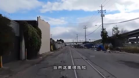 Chinese TV makes video on Oakland California.