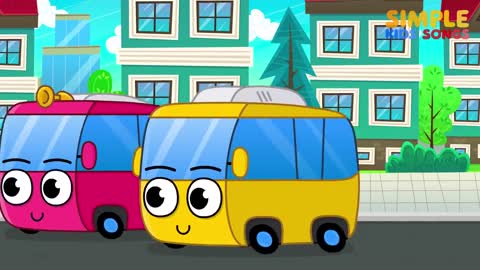 The wheels on the bus ( kids songs )