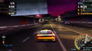 NFS Underground Rivals - Novice Lap Knockout Event 4 Race 2 Bronze Difficulty(PPSSP HD)