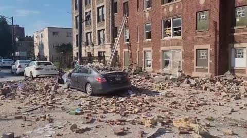 At least 6 people have been taken to the hospital from the scene of a building explosion in Chicago