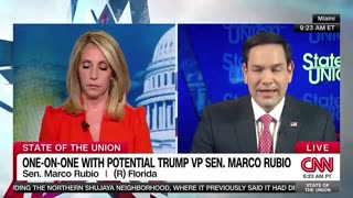 'SENATOR!' CNN's Bash Frantically Interrupts Rubio Long List Of Ways Dems Use Courts To Attack Trump