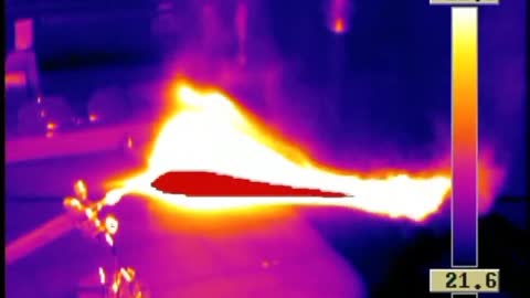 Comparing an HHO Flame to an H2 Flame Part 1 with Thermographic Video