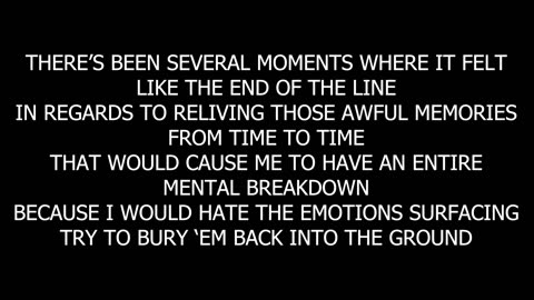 MATT | MEMORY (BURDEN) PREVIEW | [OFFICIAL LYRIC VIDEO]