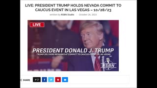 President Trump holds Nevada Commit to Caucus Event