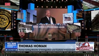 Thomas Homan's Speech at the RNC July 17 2024