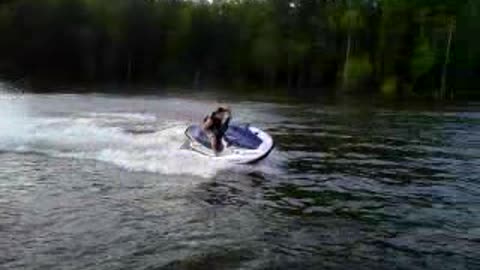 Marcus takes the JetSki