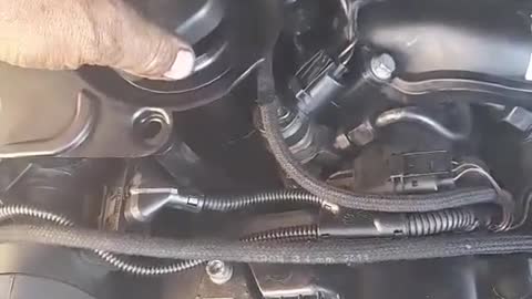 Automobile engine inspection