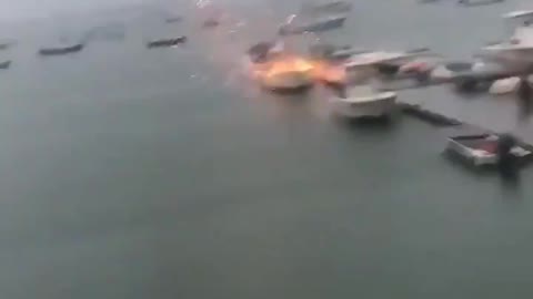 EXPLOSION VIDEO IN THE SEA