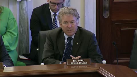 Dr. Rand Paul Opening Remarks at Small Business Committee Mark Up - May 18, 2022