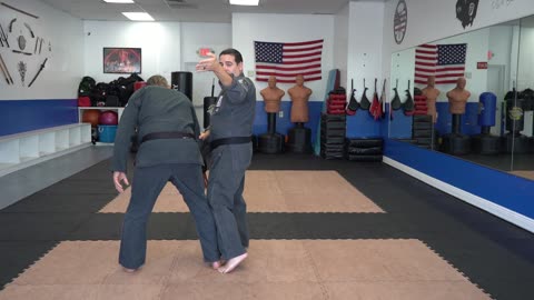 Correcting common errors executing the American Kenpo technique Flashing Wings