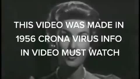 THIS IS A VIDEO FROM 1956. THEY PREDICTED EVERYTHING WE ARE GOING THROUGH RIGHT NOW.