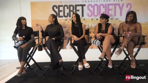 Cast of "Secret Society 2: Never Enough" speaks