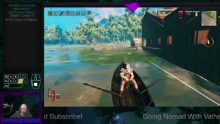 NOMAD VIKING Ep.3 __ A Modded Valheim Stream /// 6/30 Days of Balder