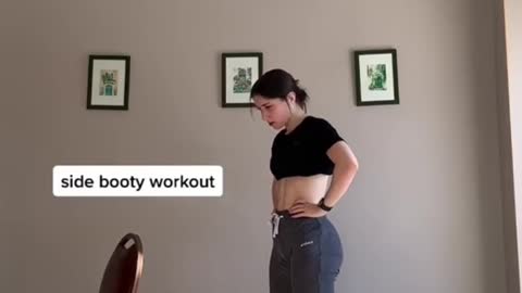 A girl who likes to work out