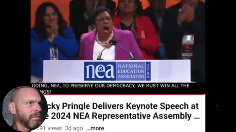 This deranged lunatic is President of the NEA, largest teachers union in the U.S.