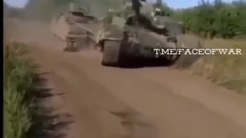 Russian T-90M Towing a NATO YPR-765