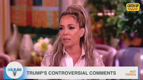 The View host go on an emotional outburst about Trump