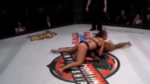 Female fighter twerks on opponents head - Big bank tiktok challenge 🔥🔥❤️‍🔥ClipchampGirls