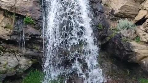 Waterfall relaxing video sound
