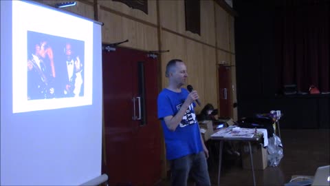 Mark Devlin, presenting Prince at truth seekers north east, 14/05/22