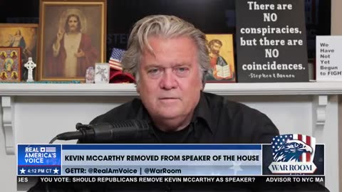 Steve Bannon Discusses McCarthy Being Ousted