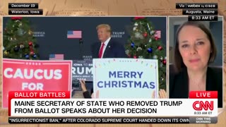 CNN host throws softball questions to Maine Sec. of State over Trump