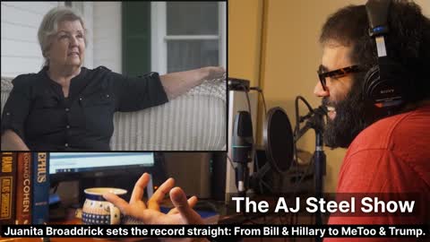 Juanita Broaddrick sets the record straight: From Bill & Hillary to MeToo & Trump. Shocking new info. The AJ Steel Show