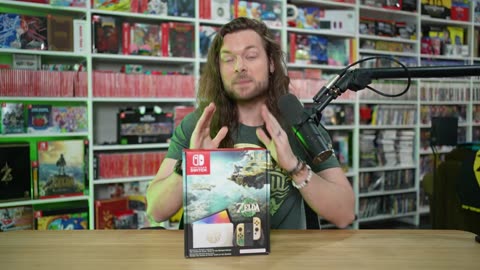 UNBOXING the ZELDA: Tears of the Kingdom OLED Nintendo Switch!