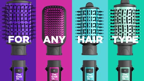 The Knot Dr. All-In-One Dryer Brush - InfinitiPro by Conair hot air brush - hair dryer and styling