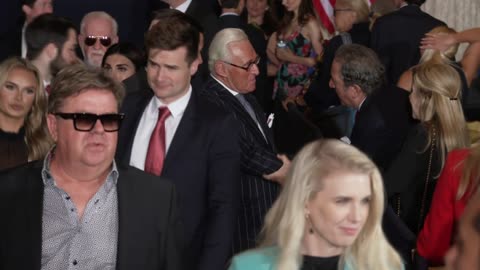 Rep. Taylor-Greene, Kari Lake, Mike Lindell, and Roger Stone seen at Mar-a-Lago event Tuesday night