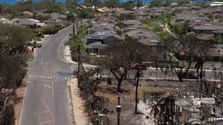 Unreleased video clips while being at the site of Lahaina fires