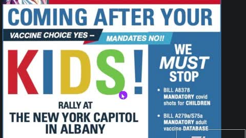 IMPORTANT Anti-Jab Mandate Rally Wednesday January 4th In Albany New York