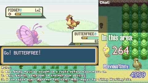 Pokémon FireRed, but I need to catch a Shiny to leave a Route #20 *STREAM ARCHIVE*