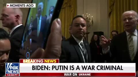 Biden Answers Question Wrong so Handlers Make Him Answer Correctly