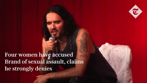 Russell brand jokes on a now deleted podcast about sexually assaultinga woman