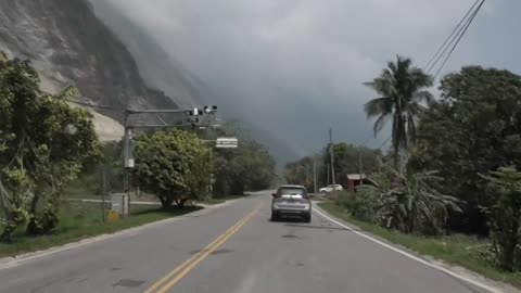 Taiwan quake Aftermath of landslide in Hualien