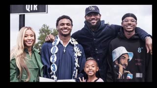 Bronny James graduates from high school