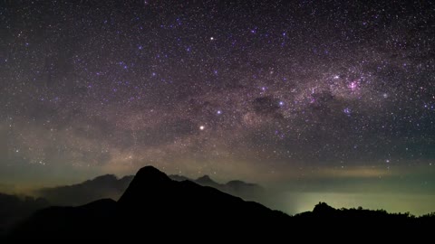 Time-Lapse of Milky Way Rotation